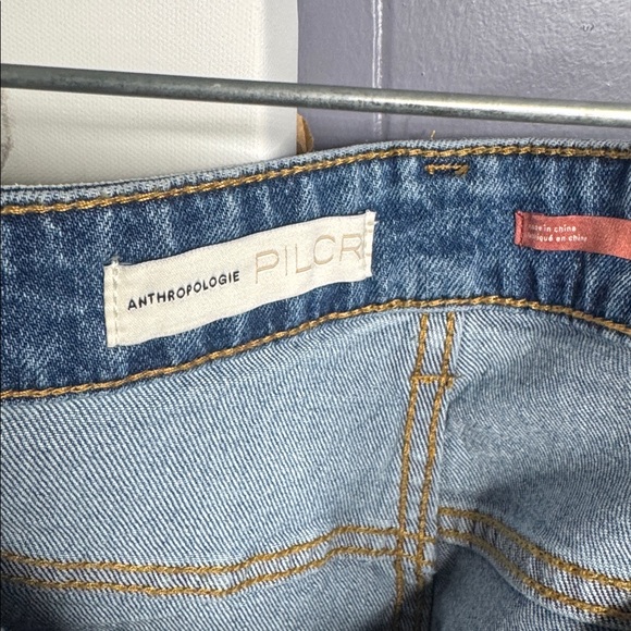 Anthropologie Light Blue Denim Shorts - Picture 3 of 5